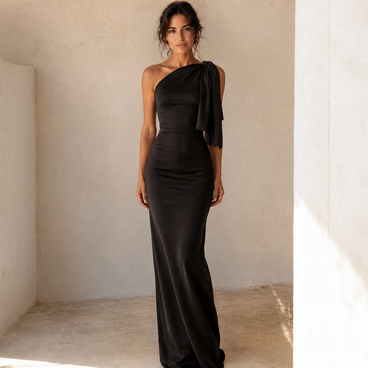 ÉLISE — Robe Maxi Satin