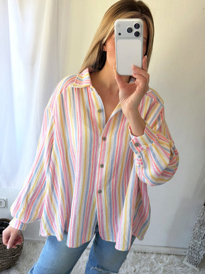 Blouse Mousseline Oversize Lollipop