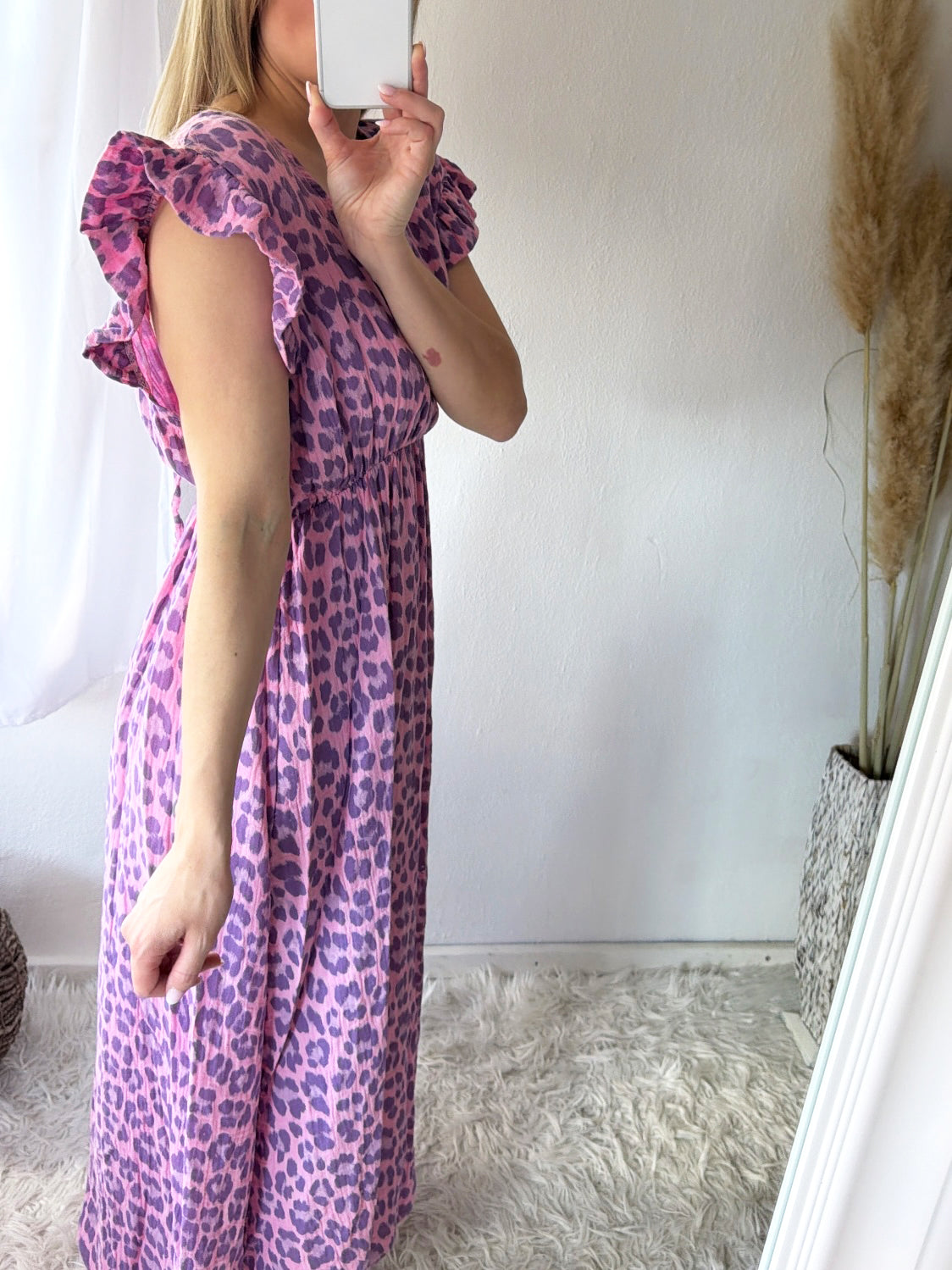Robe Mousseline Léopard