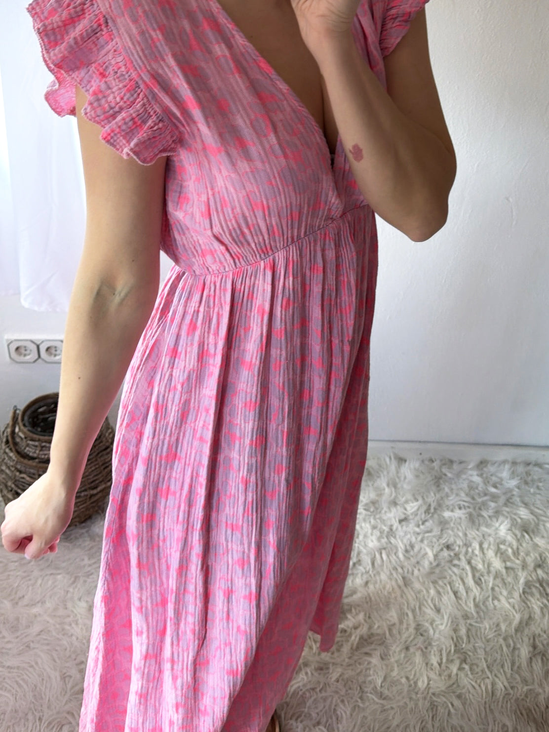 Robe Mousseline Léopard