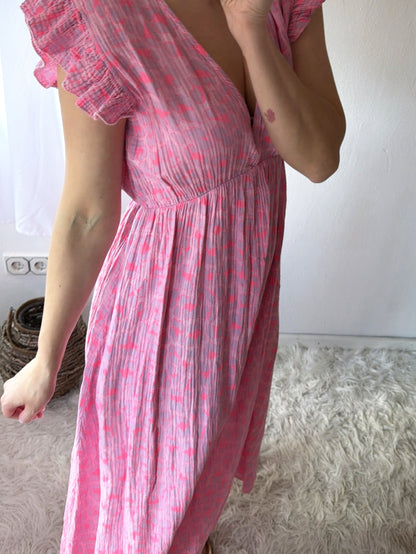 Robe Mousseline Léopard