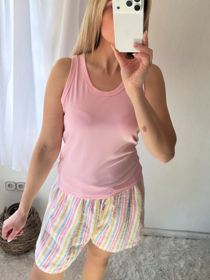 Top Côtelé Cotton
