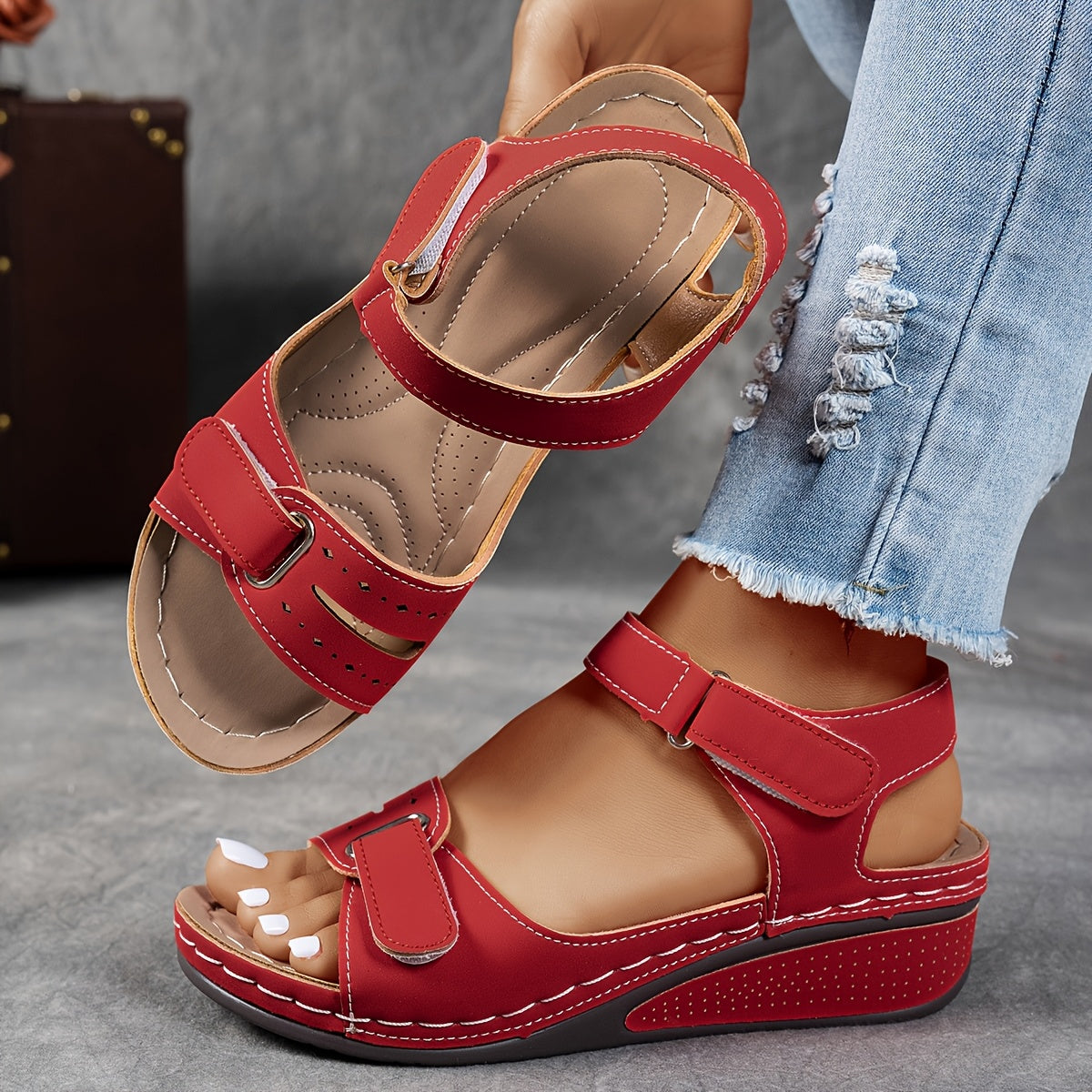 Sandales Femme Confort – Bride Réglable & Style Estival Léger