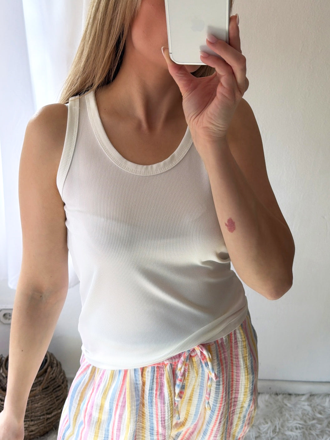 Top Côtelé Cotton