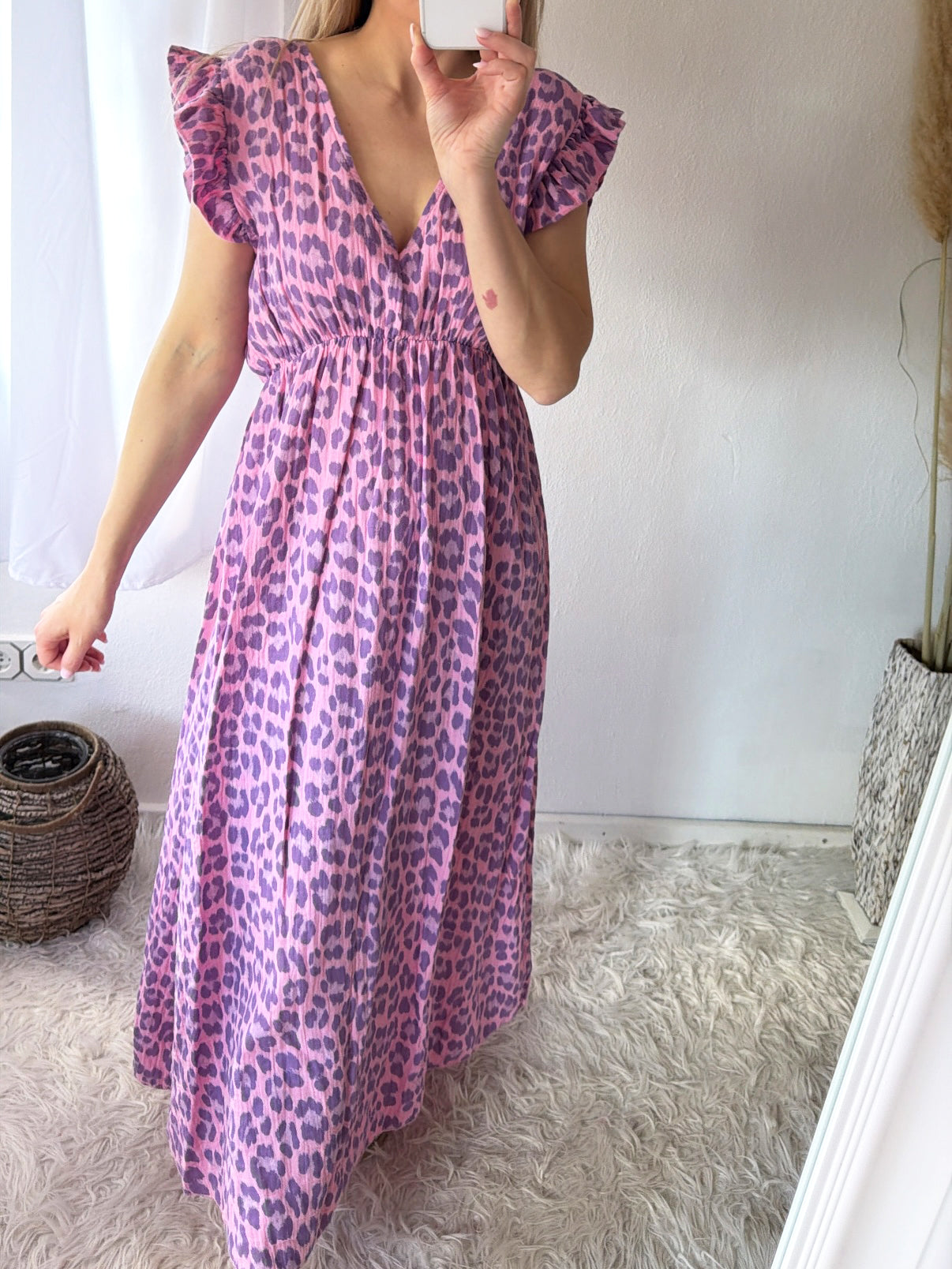 Robe Mousseline Léopard