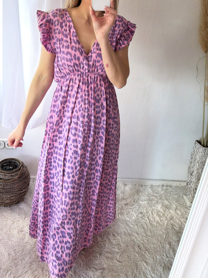 Robe Mousseline Léopard