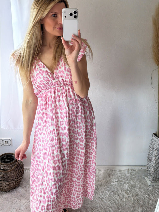 Robe Mousseline Léopard
