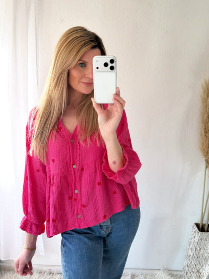 Blouse Mousseline Love Story