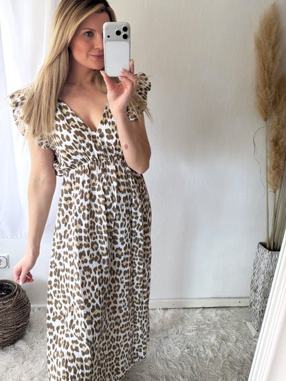 Robe Mousseline Léopard