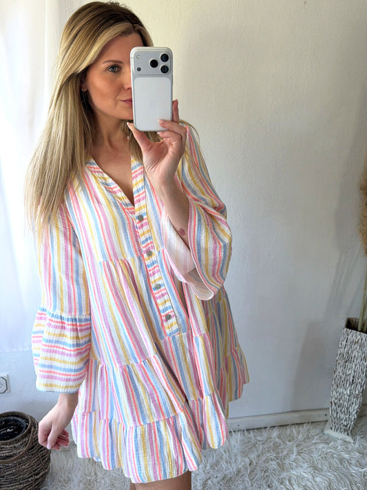 Robe Tunique Mousseline Oversize Lollipop