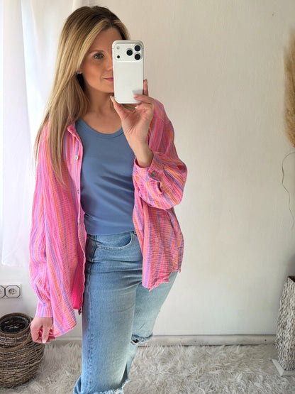 Blouse Mousseline Oversize Lollipop