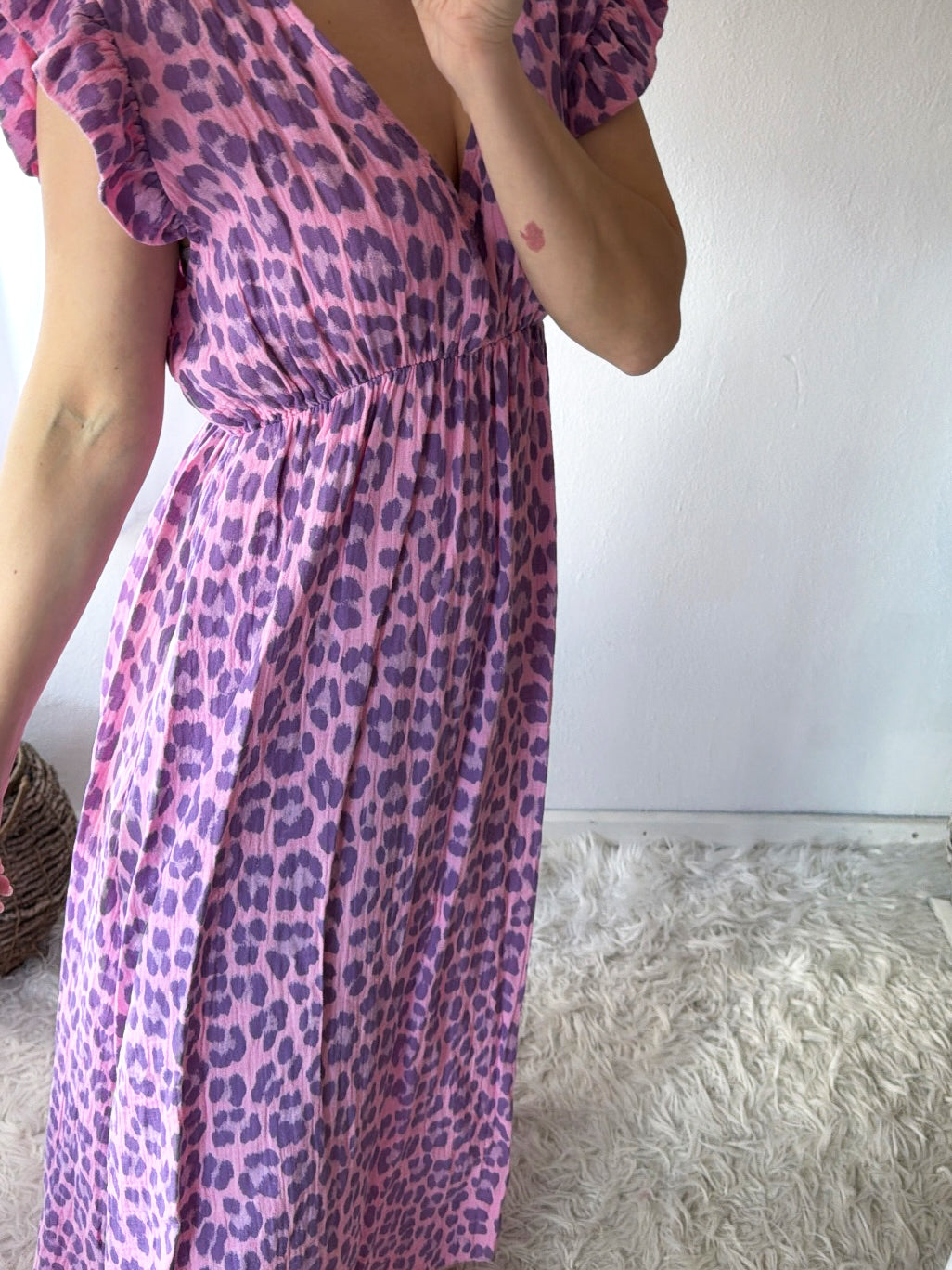 Robe Mousseline Léopard