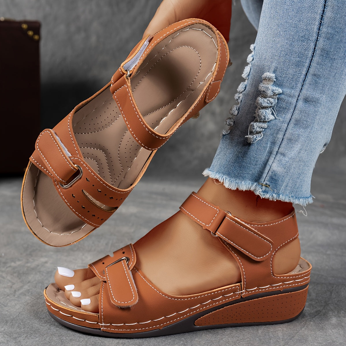 Sandales Femme Confort – Bride Réglable & Style Estival Léger
