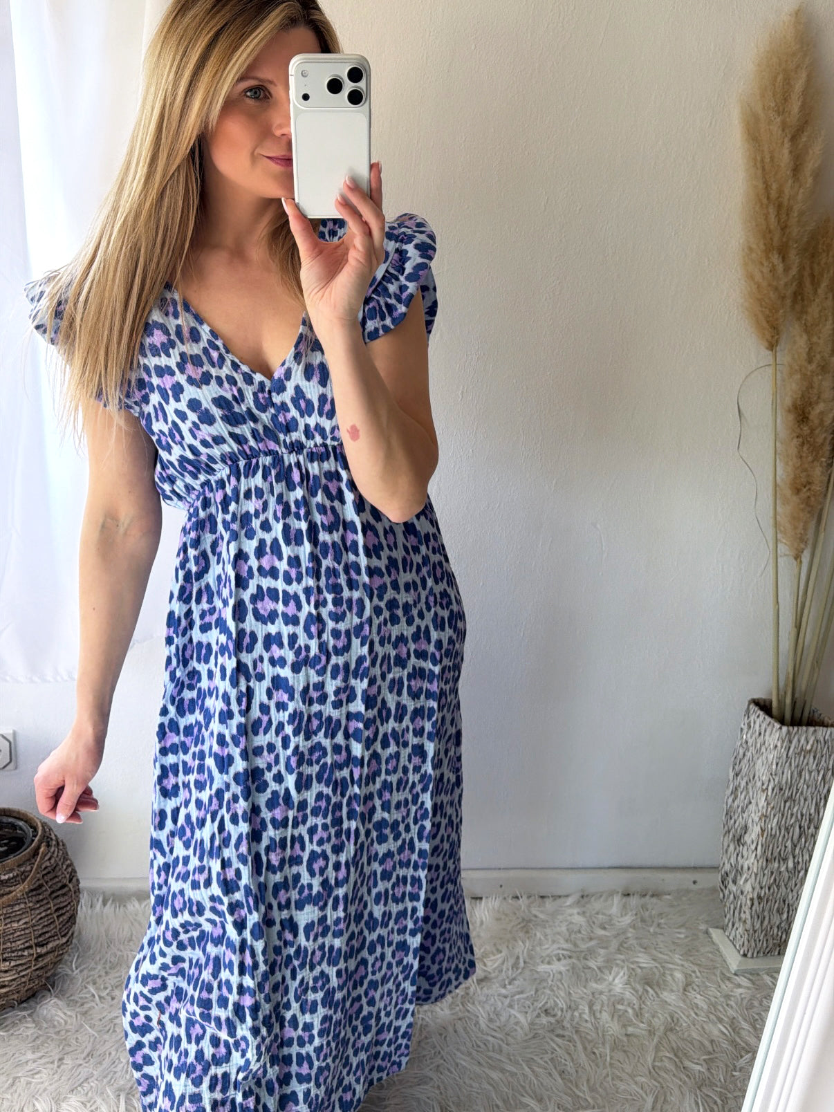 Robe Mousseline Léopard