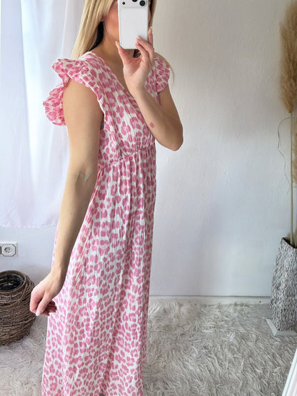 Robe Mousseline Léopard