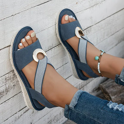Sandales Femme — Mules Été Confortables au Design Élégant