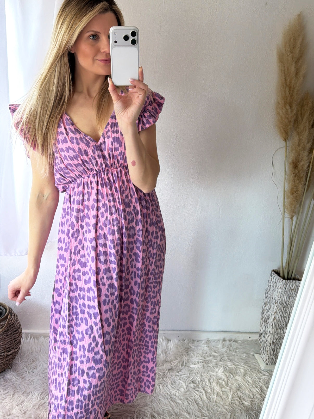 Robe Mousseline Léopard