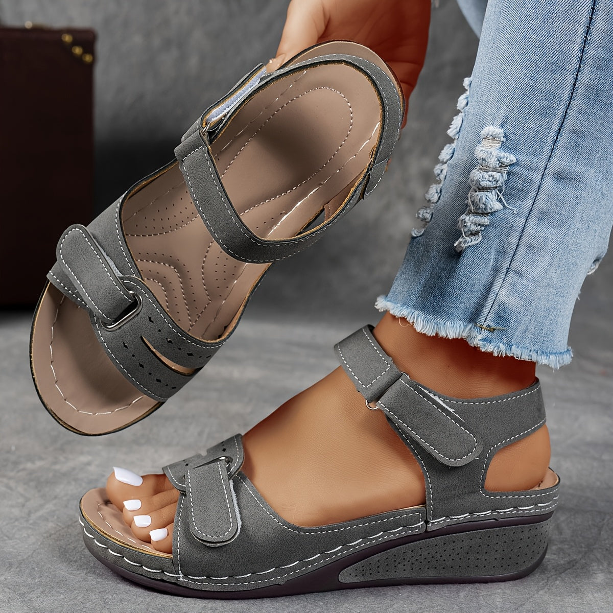 Sandales Femme Confort – Bride Réglable & Style Estival Léger