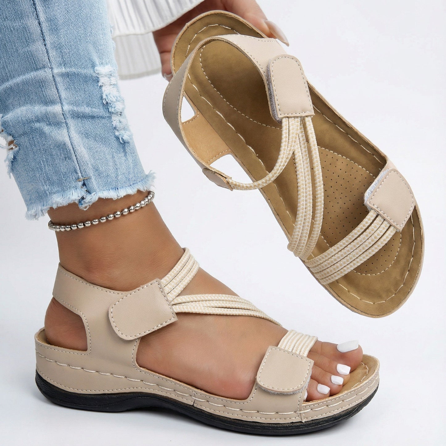 Juanita™ | Sandales Confort Orthopédiques