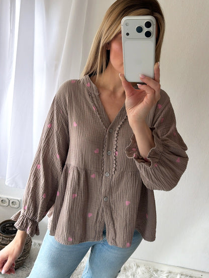 Blouse Mousseline Love Story