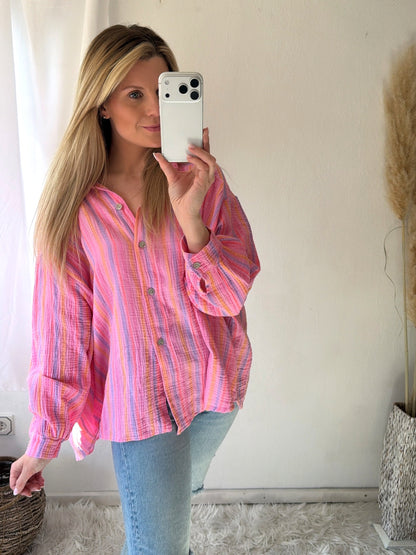 Blouse Mousseline Oversize Lollipop