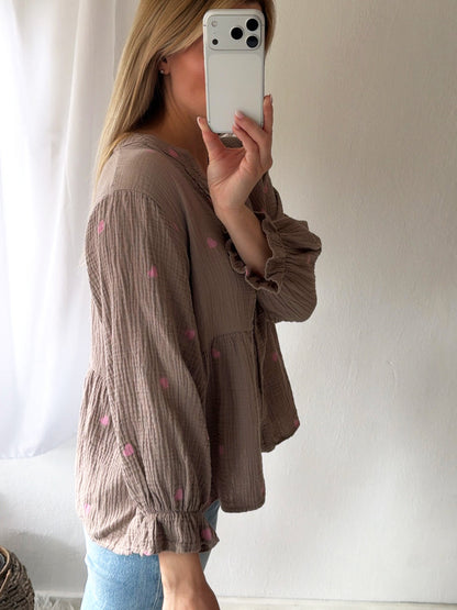 Blouse Mousseline Love Story