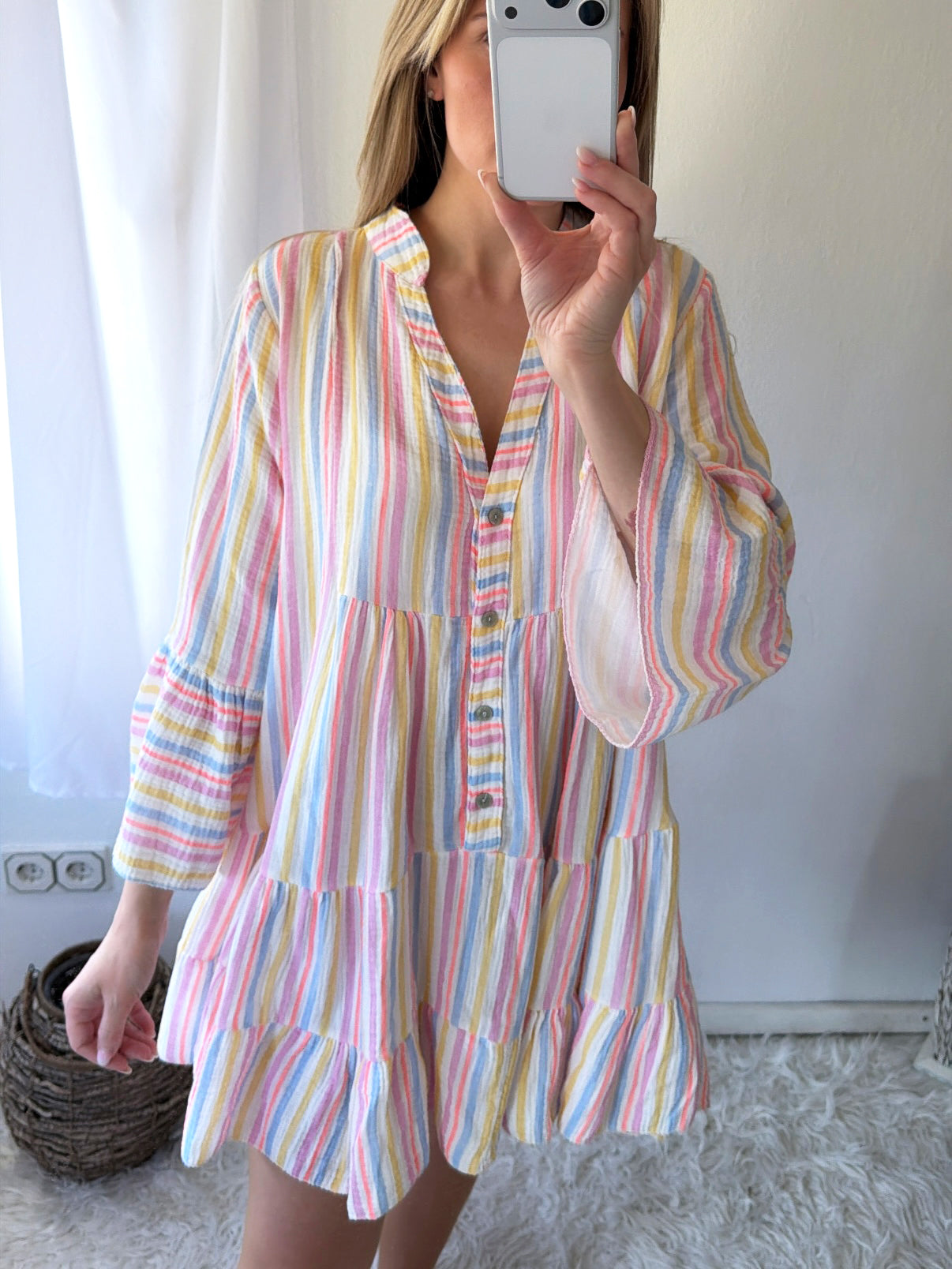 Robe Tunique Mousseline Oversize Lollipop