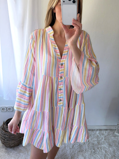 Robe Tunique Mousseline Oversize Lollipop