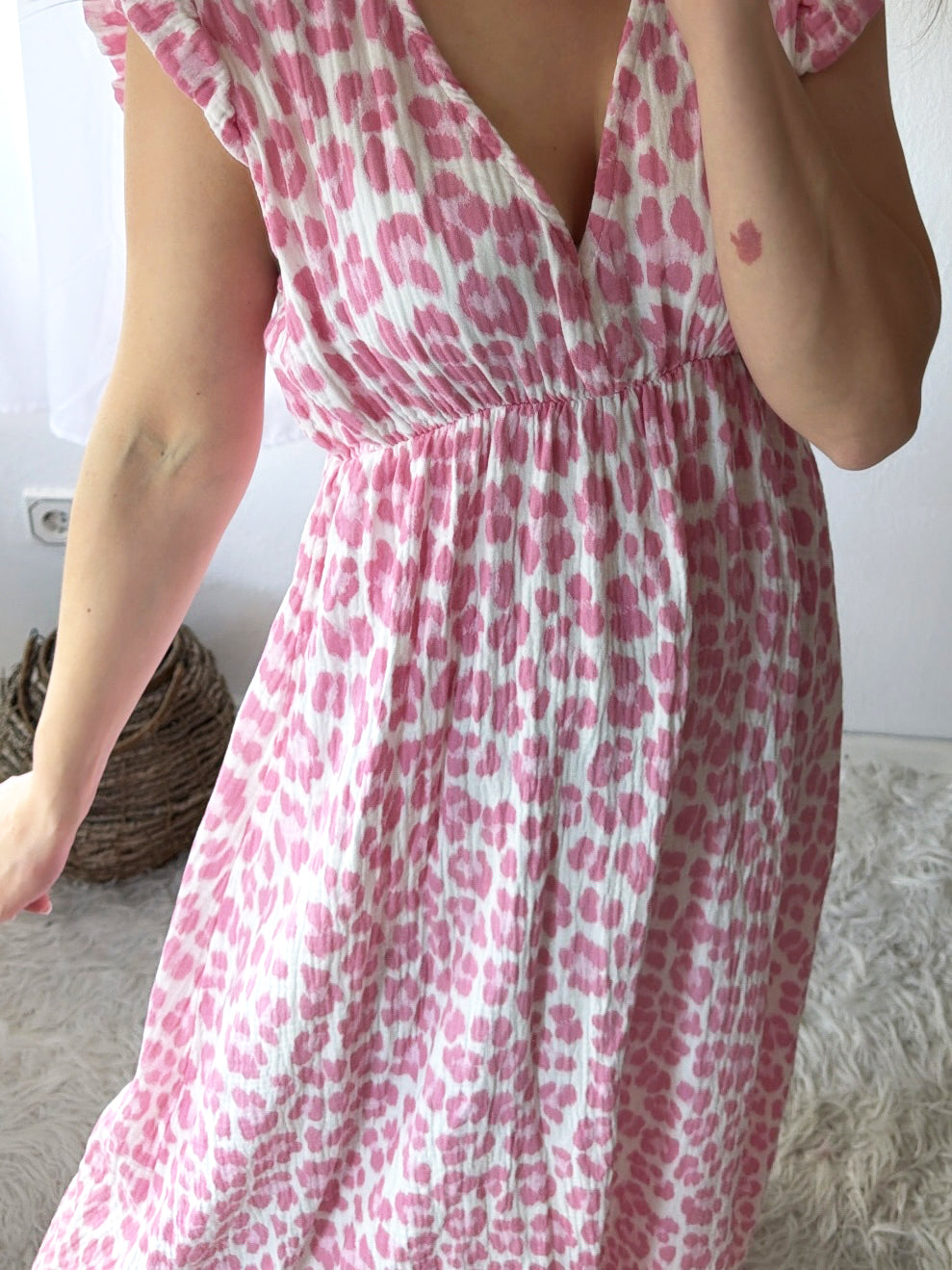 Robe Mousseline Léopard