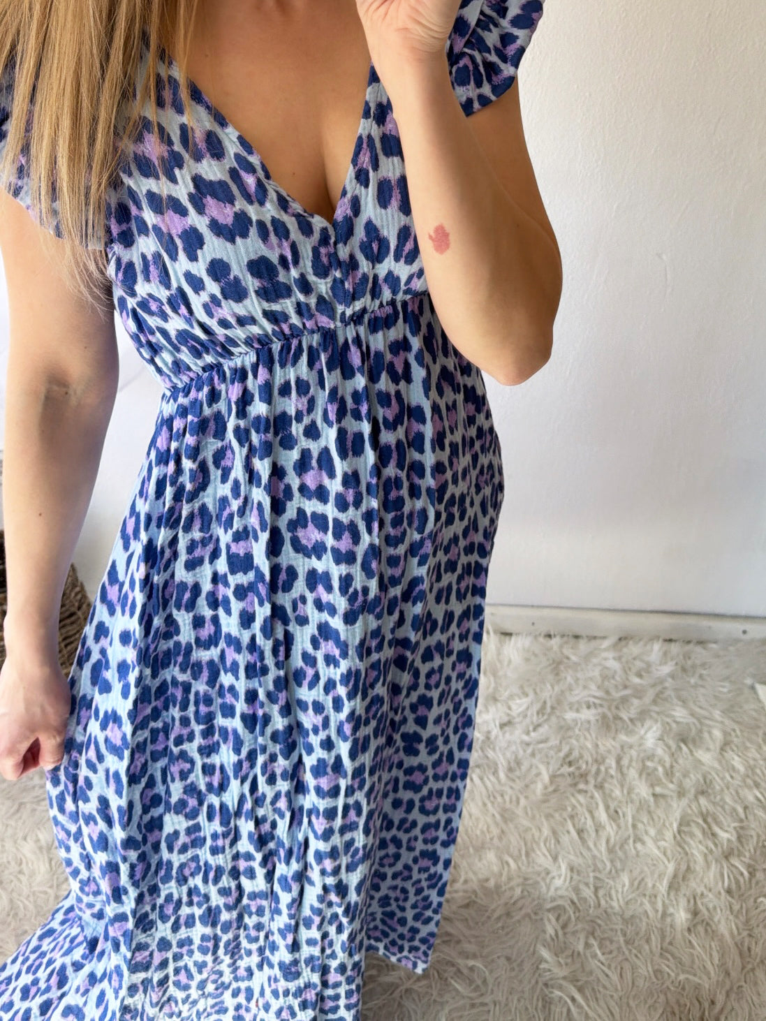 Robe Mousseline Léopard