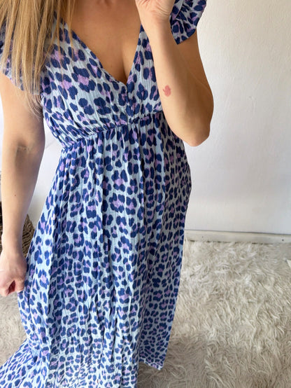 Robe Mousseline Léopard