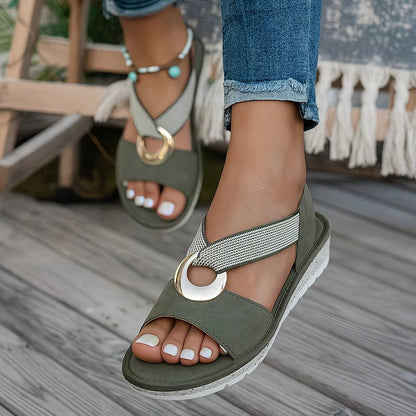 Sandales Femme — Mules Été Confortables au Design Élégant