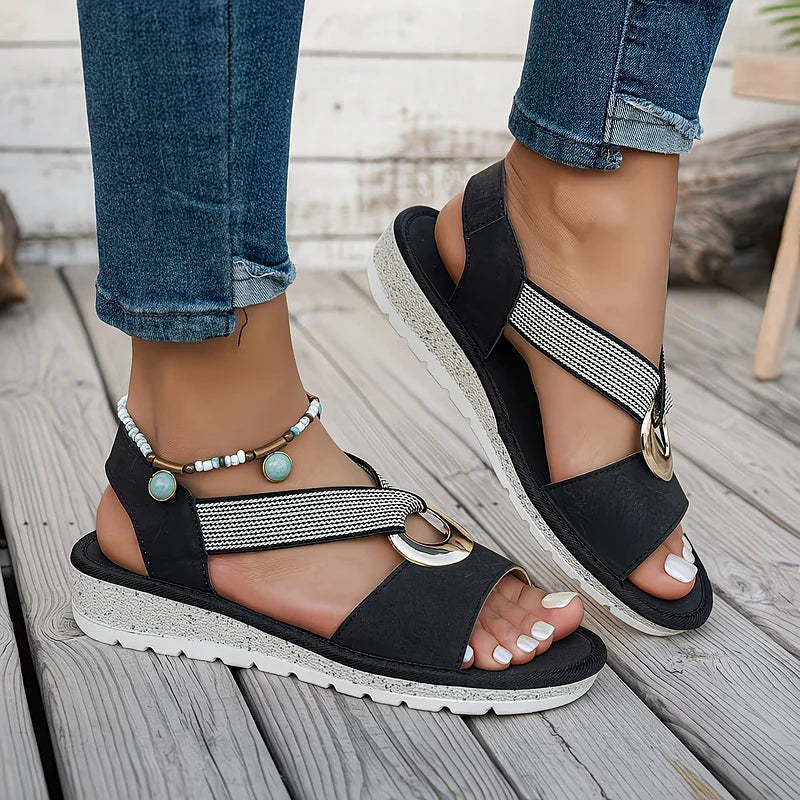 Sandales Femme — Mules Été Confortables au Design Élégant