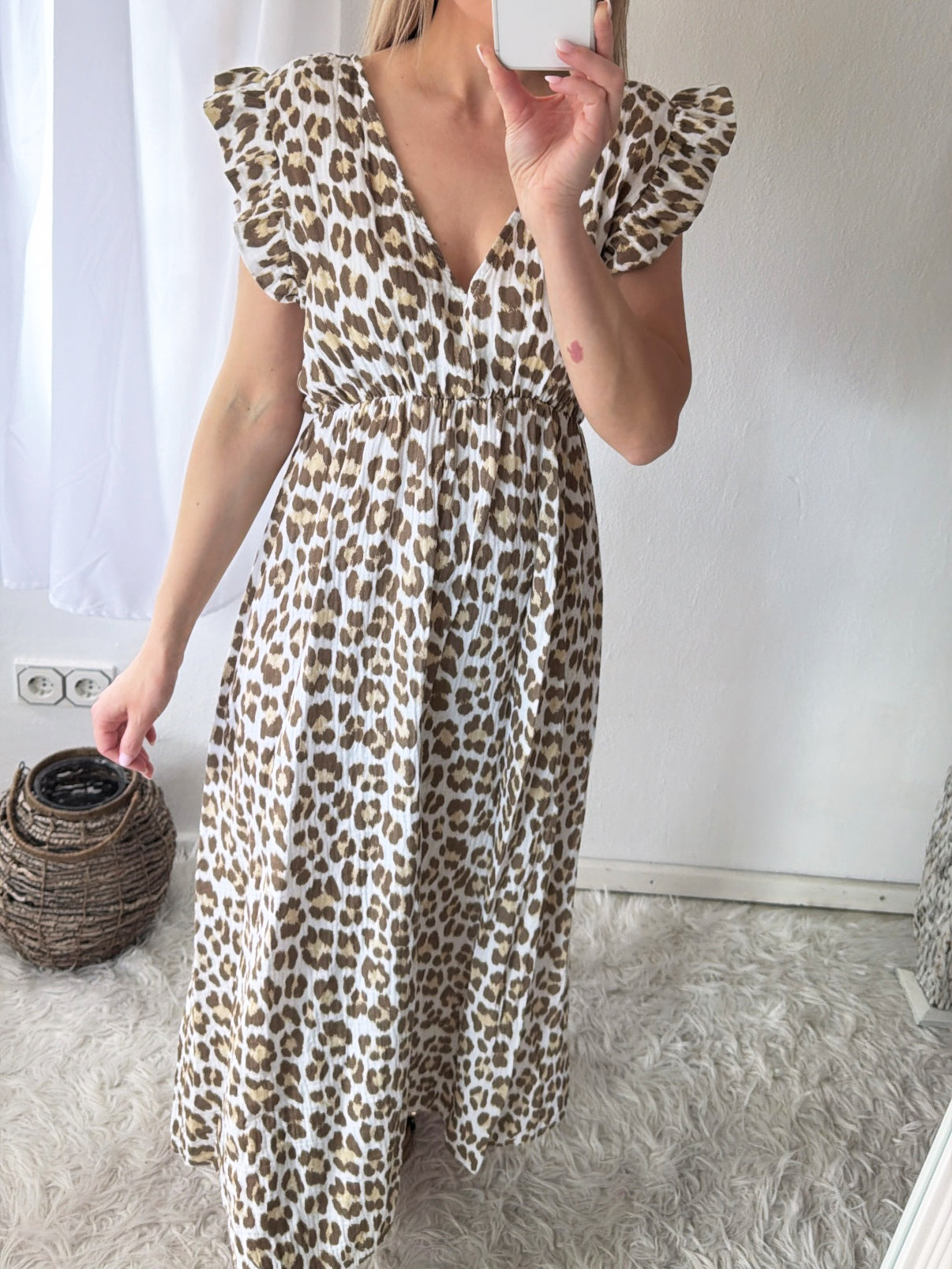 Robe Mousseline Léopard