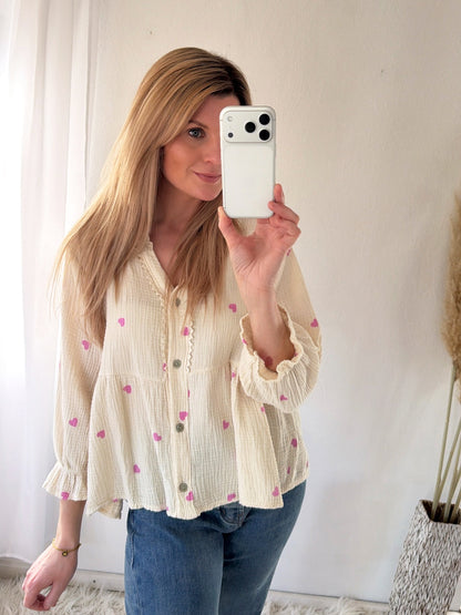 Blouse Mousseline Love Story