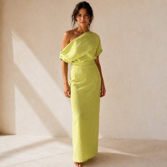 CELESTE — Robe Asymétrique