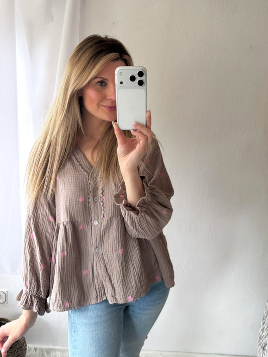 Blouse Mousseline Love Story