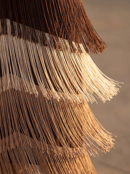SALVIA — Robe Longue à Franges