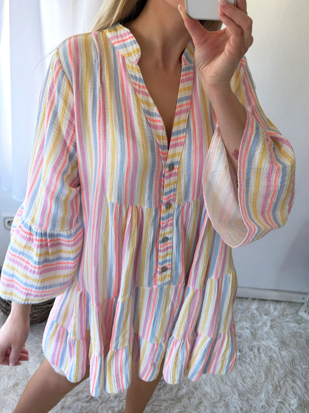 Robe Tunique Mousseline Oversize Lollipop