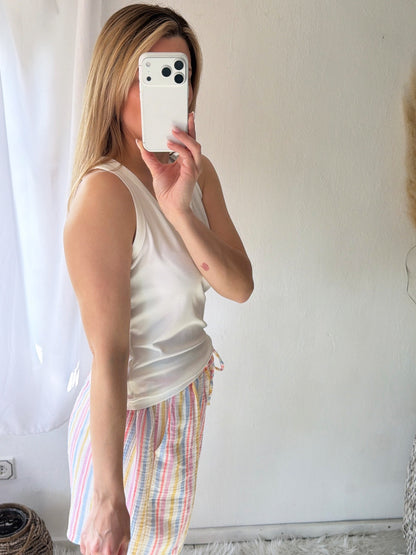 Top Côtelé Cotton