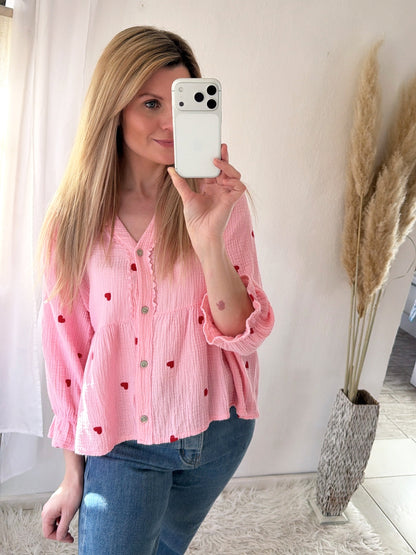 Blouse Mousseline Love Story