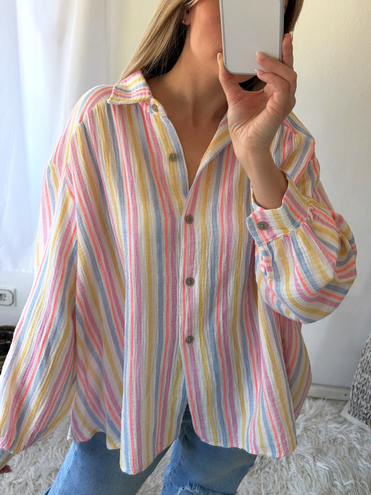 Blouse Mousseline Oversize Lollipop
