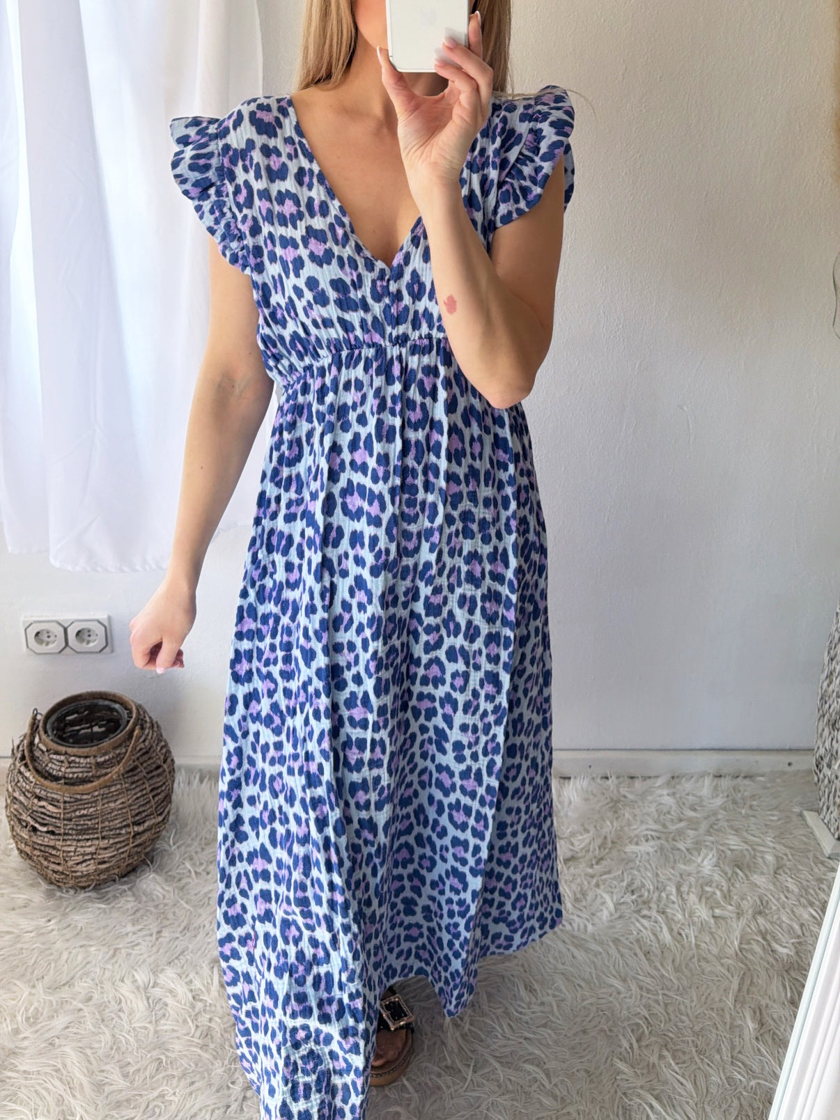 Robe Mousseline Léopard