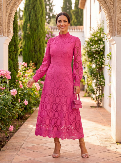 CARMONA — Robe en Dentelle Printanière