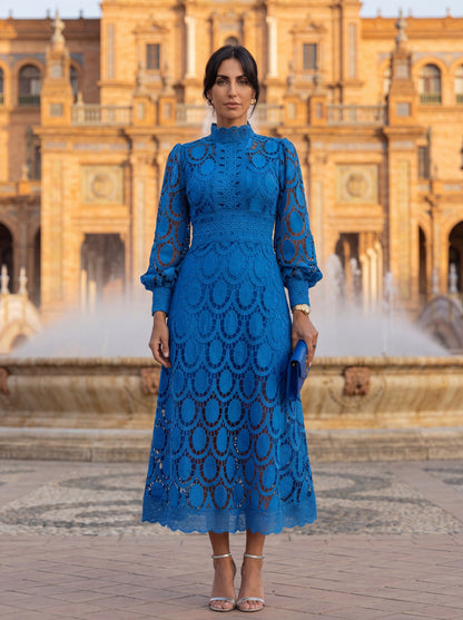 CARMONA — Robe en Dentelle Printanière
