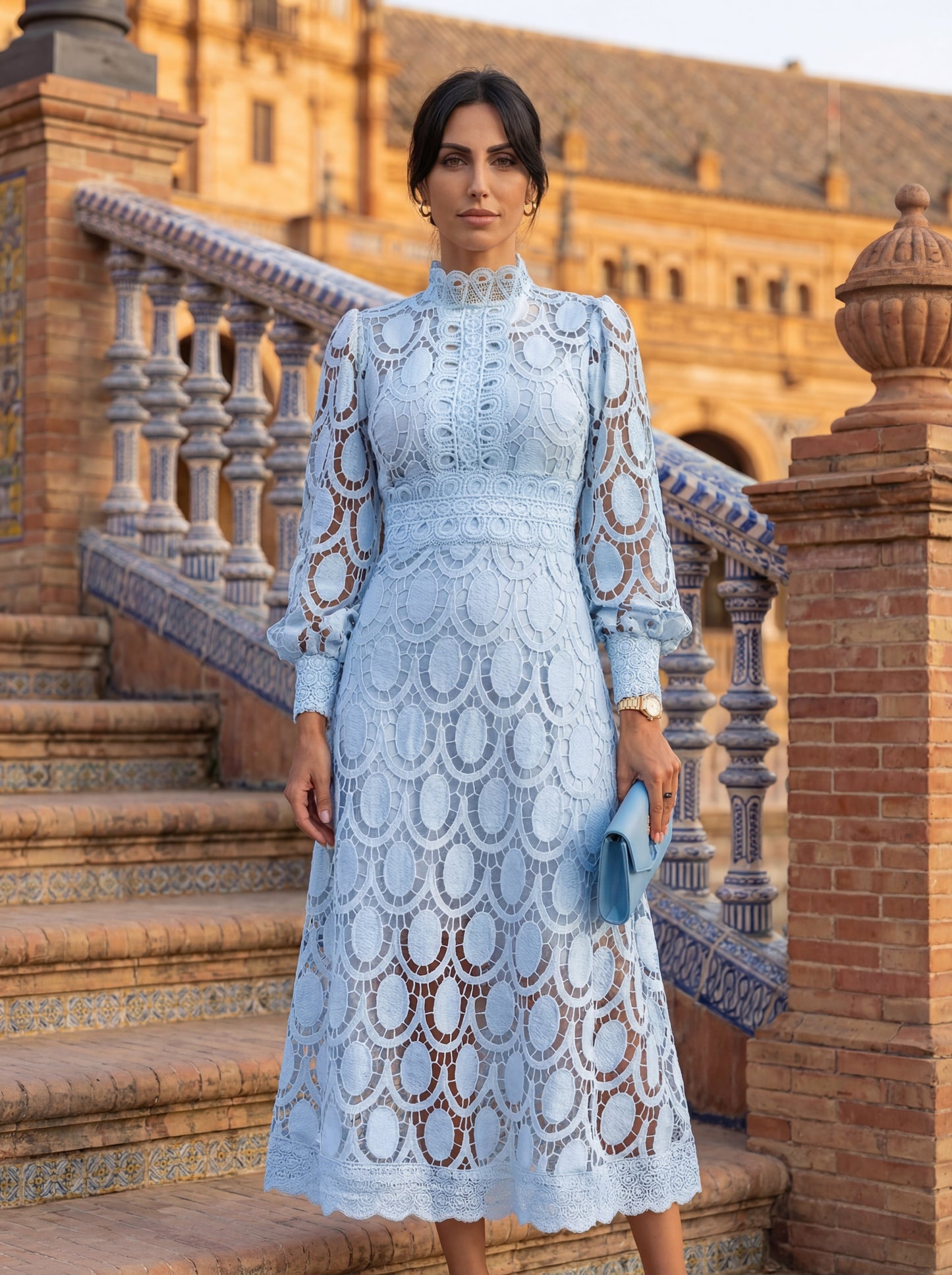 CARMONA — Robe en Dentelle Printanière