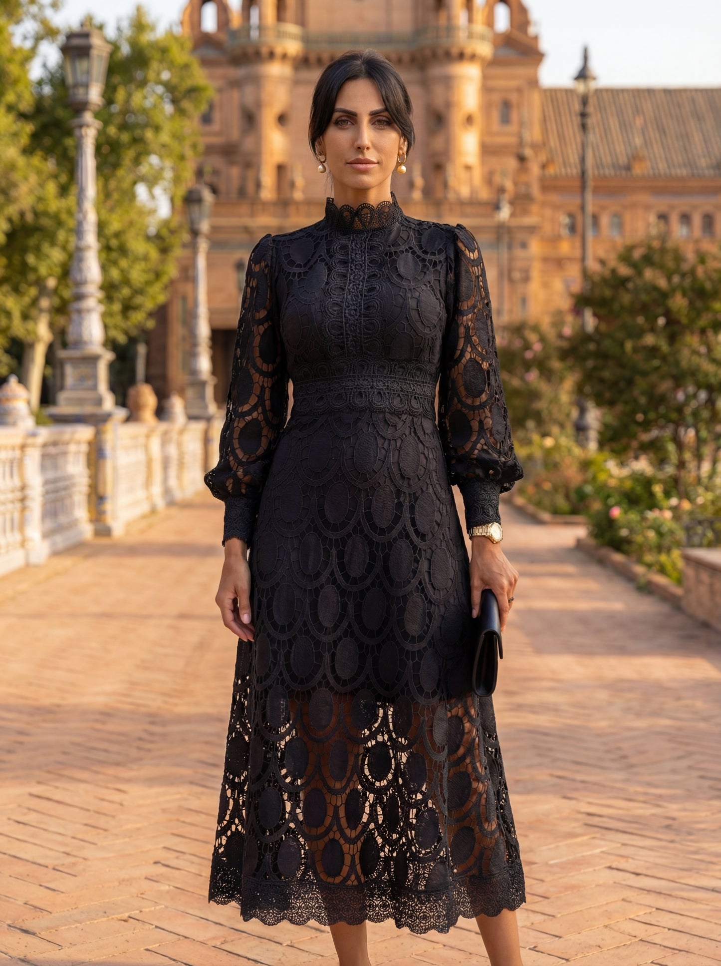 CARMONA — Robe en Dentelle Printanière