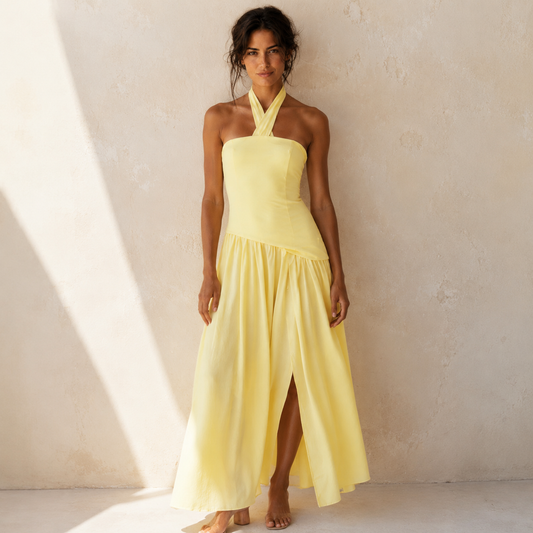 SOLEIL — Robe Maxi Halter