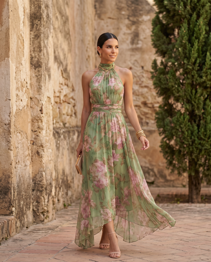 OLIVIA — Robe Midi Fluide