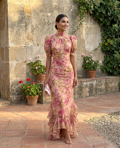 ROSARIO — Robe Florale Aquarelle